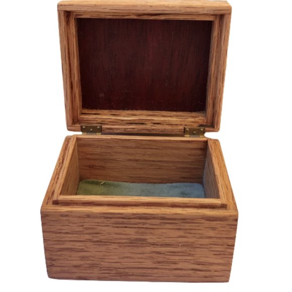 Vintage '78 Wood Trinket Box Artist Signed Gruenberg KINGWOOD FROM BRAZIL - Picture 15 of 16